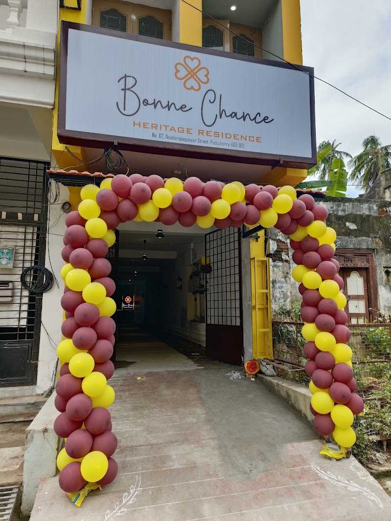 Bonne Chance Heritage Residence - Bonne Chance Heritage Residence 67, Needarajapaiyer St, opp. to Pondy macaroni Shop, MG Road Area, Puducherry, 605001, India
