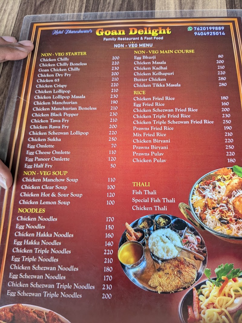 Goan Delight Family Restaurant - Goan Delight Family Restaurant, 94V9+G8W, Tamsado, Darbandora, Goa 403406, India