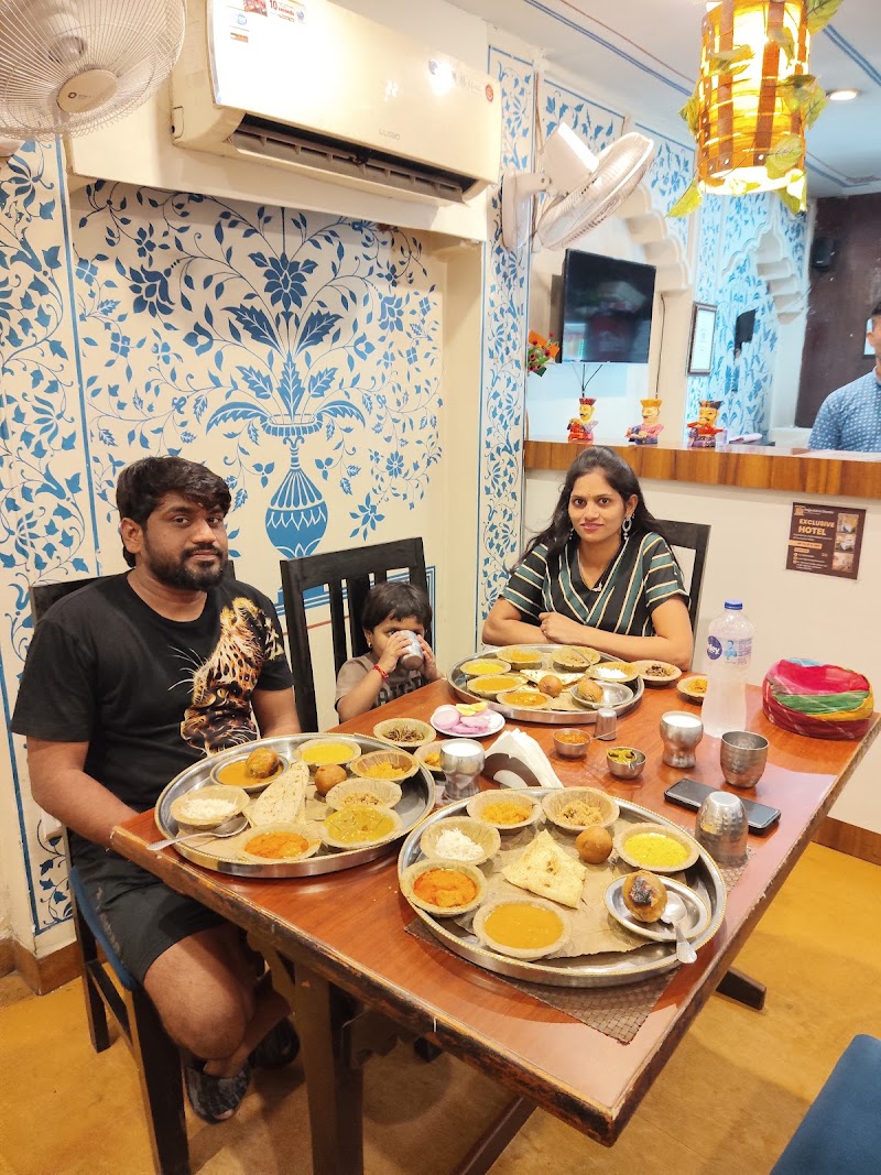 Rajasthani Thali Dal Bati Churma - Rajasthani Thali Dal Bati Churma Gayatri Sadan, AC-4, Sawai Jai Singh Hwy, near Collectorate Circle, Bani Park, Jaipur, Rajasthan 302028, India