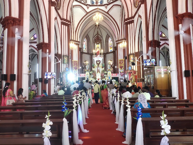 Sacred Heart Basilica - Sacred Heart Basilica Door No, 132, South Boulevard, near Railway Station, MG Road Area, Puducherry, 605001, India