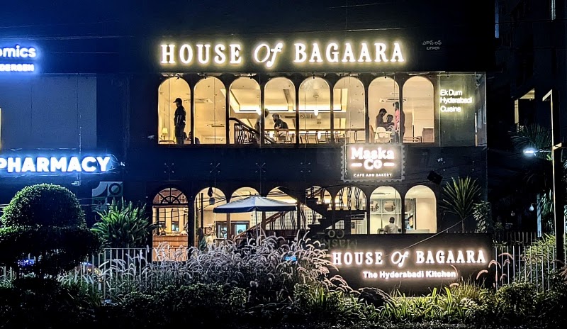 House of Bagaara - House of Bagaara The Square, Durgam Cheruvu road, kavuri hills,Madhapur, beside Vijetha Supermarket, D Block, Kavuri Hills, HITEC City, Hyderabad, Telangana 500081, India