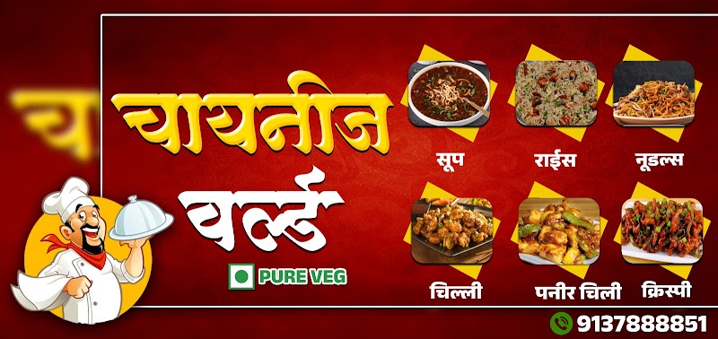 Pure veg Chinese world - Pure veg Chinese world, Swami Samarth math, Nandivali Rd, P&T Colony, Nandivli, Dombivli East, Kalyan, Maharashtra 421204, India