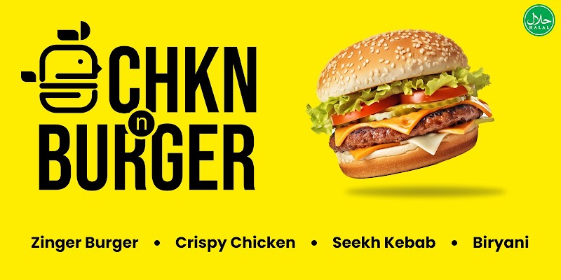 Chkn n Burger - Durg - Chkn n Burger - Durg Near, Maharaja Chowk, near Rajput fitness, Zone 1, Durg, Bhilai, Chhattisgarh 491001, India