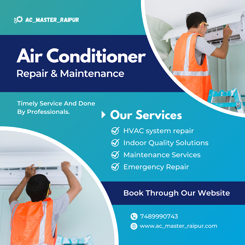 Ac Master Raipur - Ac Master Raipur, Sanjay Nagar shiv mandir, Bakra market, Sanjay Nagar, gorsia chowk, Raipur, Mathpurena, Chhattisgarh 492001, India
