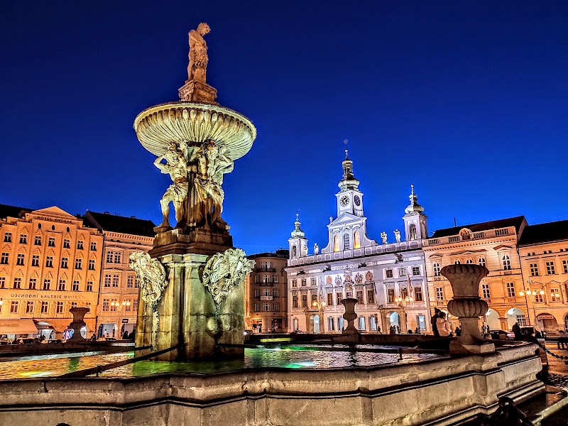 Samson fountain - Samson fountain, Náměstí Přemysla Otakara II., 370 01 České Budějovice-České Budějovice 1, Czechia