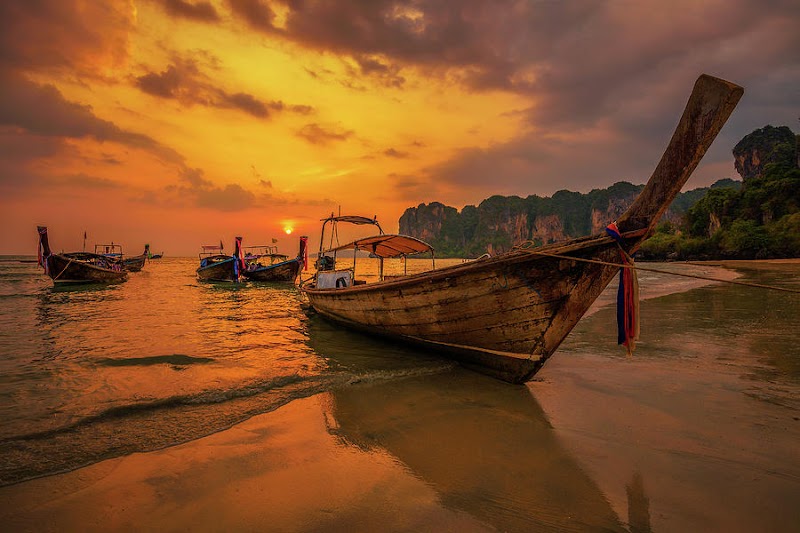 Railay Beach - Railay Beach Railay Beach, Ao Nang, Krabi, Thailand