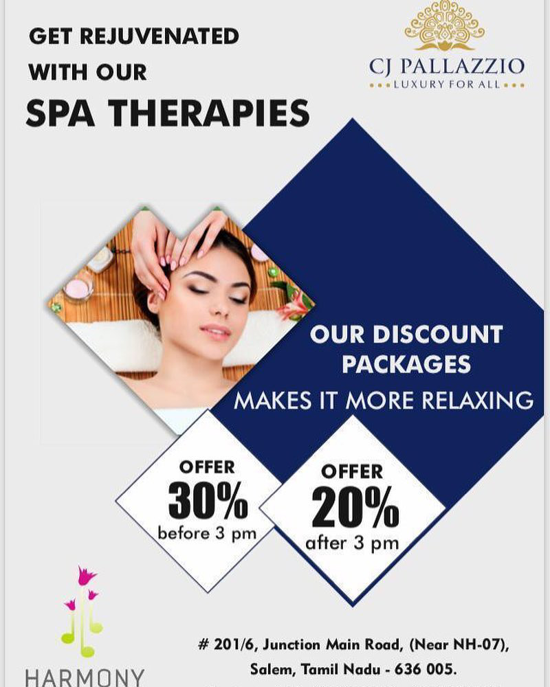 HARMONY SPA , CJ PALLAZZIO - HARMONY SPA , CJ PALLAZZIO, CJ PALLAZZIO, 201/6, Junction Main Rd, State Bank Colony, Meyyanur, Salem, Tamil Nadu 636004, India