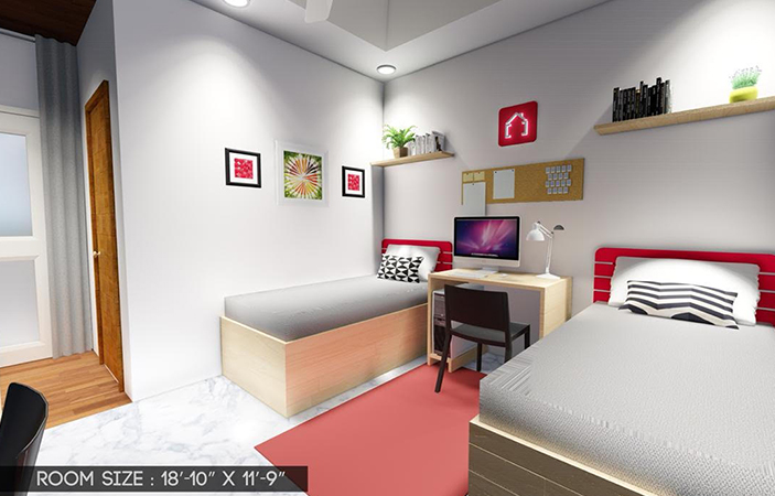 Your space Girls Hostel - Bungalow Road, Delhi - Your space Girls Hostel - Bungalow Road, Delhi 39, Bungalow Rd, Kamla Nagar, New Delhi, Delhi, 110007, India