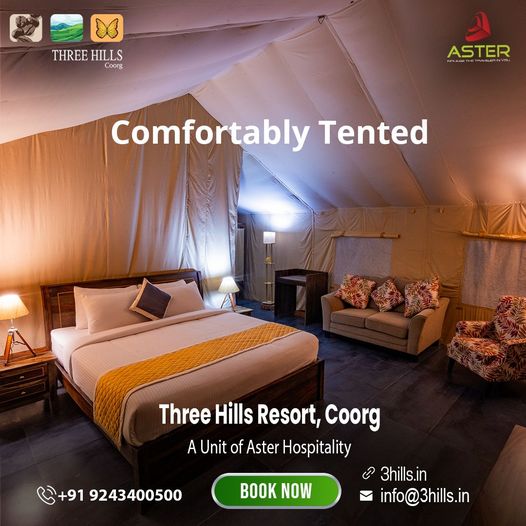 Three Hills, Coorg - Three Hills, Coorg Hobli, Betathur, Bhagamandala, Madikeri, Karnataka 571201, India