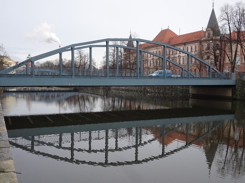Most přes Malši na ulici Biskupská v Českých Budějovicích - Most přes Malši na ulici Biskupská v Českých Budějovicích, Železný most, Zátkovo nábř. 370 01, 370 01 České Budějovice-České Budějovice 1, Czechia