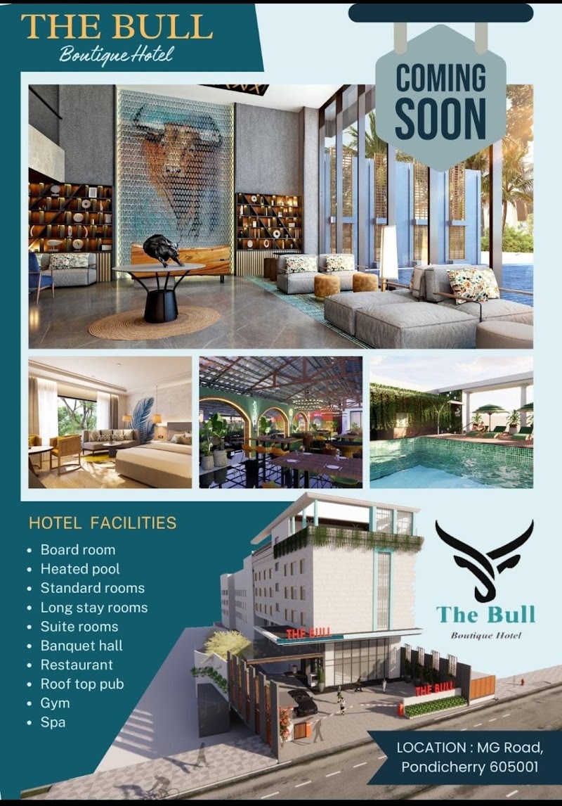 The Bull Boutique Hotel - The Bull Boutique Hotel 25, Vysial St, White Town, Puducherry, 605001, India