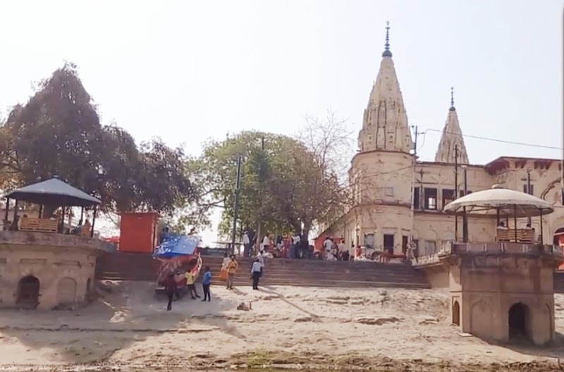 RAM GHAT, ON THE BANK OF RIVER SARAJU - RAM GHAT, ON THE BANK OF RIVER SARAJU Ram Ghat Railway Bridge, Ram Katha Park, Ayodhya, Uttar Pradesh 272129, India