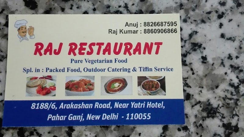 RAJ RESTAURANT - RAJ RESTAURANT 8188, Gali Number 6, Ram Nagar, Paharganj, New Delhi, Delhi 110055, India
