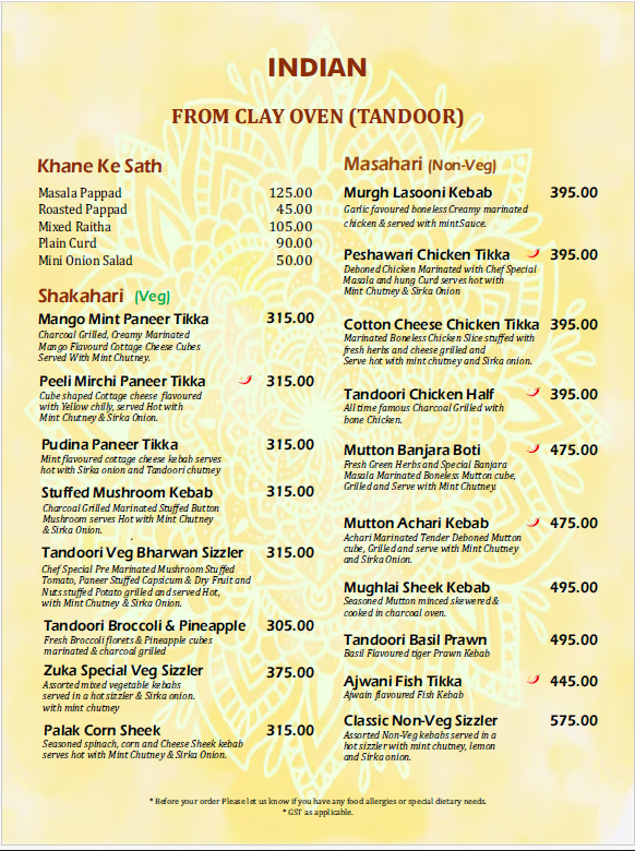 Zuka Fine Dining - Zuka Fine Dining PREETHI CLASSIC TOWERS, 29, Davisdale, Ooty, Tamil Nadu 643001, India