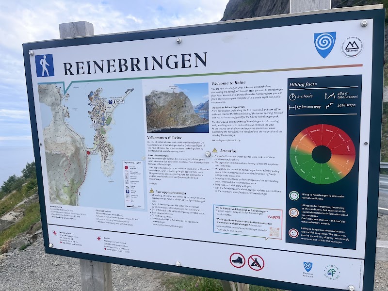 Reinebringen trailhead - Reinebringen trailhead Ramsviktunnelen, 8390 Reine, Norway