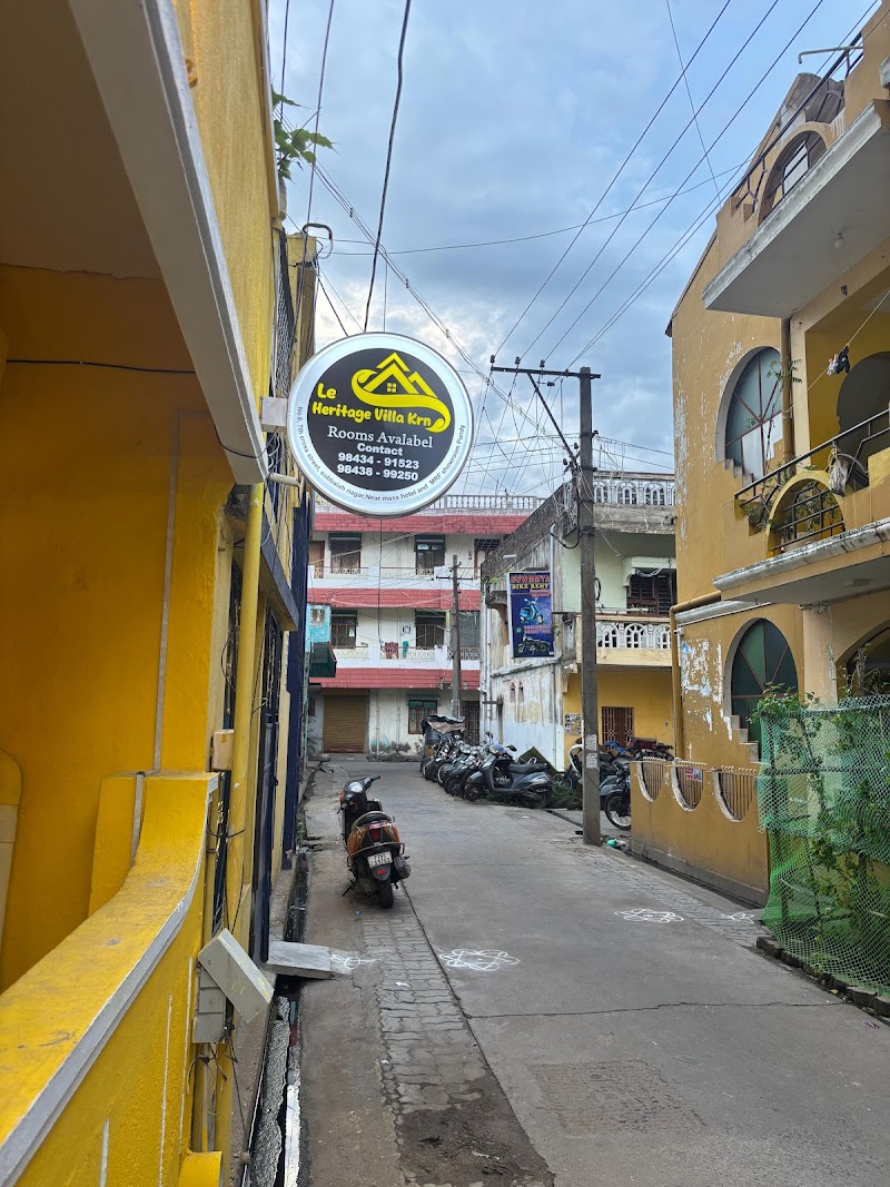 Le Heritage Villa KRN - Le Heritage Villa KRN No.6, 7th Cross, near Mass Hotel and MRF showroom, Subaiya Nagar, Pudupalaiyam, Puducherry, 605001, India
