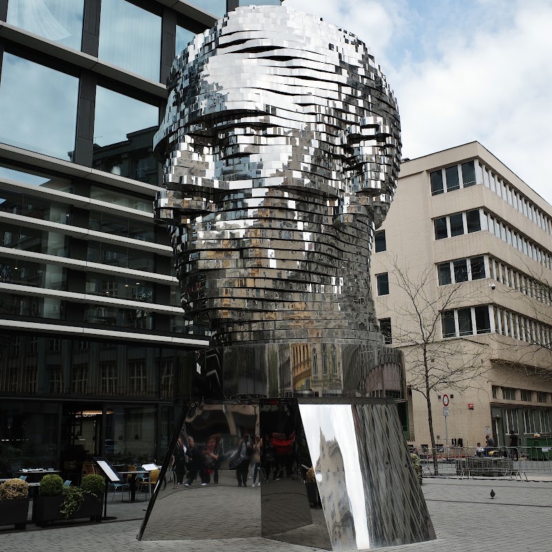 Franz Kafka - Rotating Head by David Cerny - Franz Kafka - Rotating Head by David Cerny, Charvátova, Nové Město, 110 00 Praha-Praha 1, Czechia