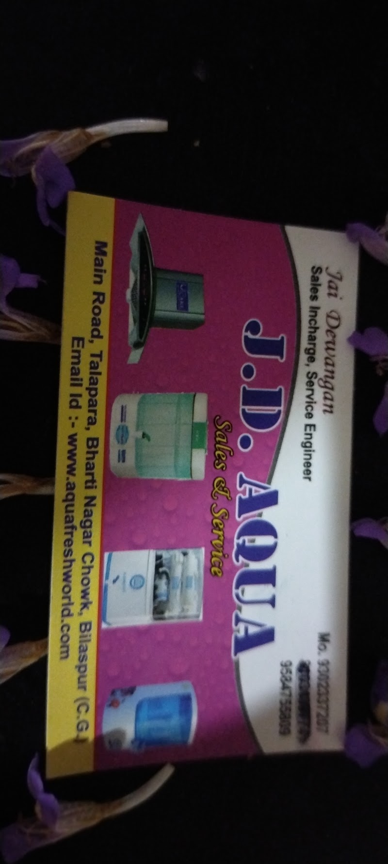 J.D.AQUA SALES &SERVICE - J.D.AQUA SALES &SERVICE, Gali No. 3, Bharti Nagar, Bilaspur, Telipara, Chhattisgarh 495001, India