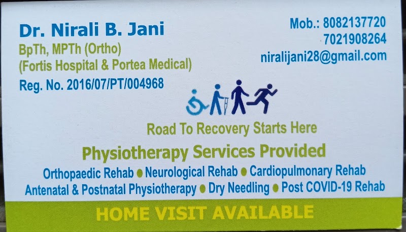 Dr. Nirali Jani - Dr. Nirali Jani, Vallabh vihar building (ground floor) at Dr Deepak Bhadra centre, Mahatma Gandhi Rd, near one up shop and the chocolate room, Rajawadi Colony, Ghatkopar (E, Mumbai, Maharashtra 400077, India