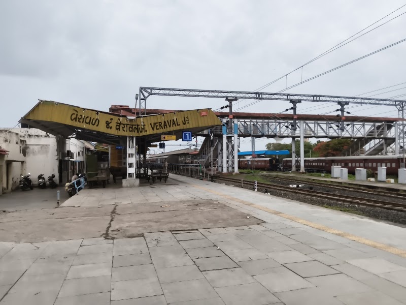 Veraval railway station - Veraval railway station, Near kharwa wandi. Bunder road, W96C+J8R, Railway Station Area, Veraval, Gujarat 362265, India