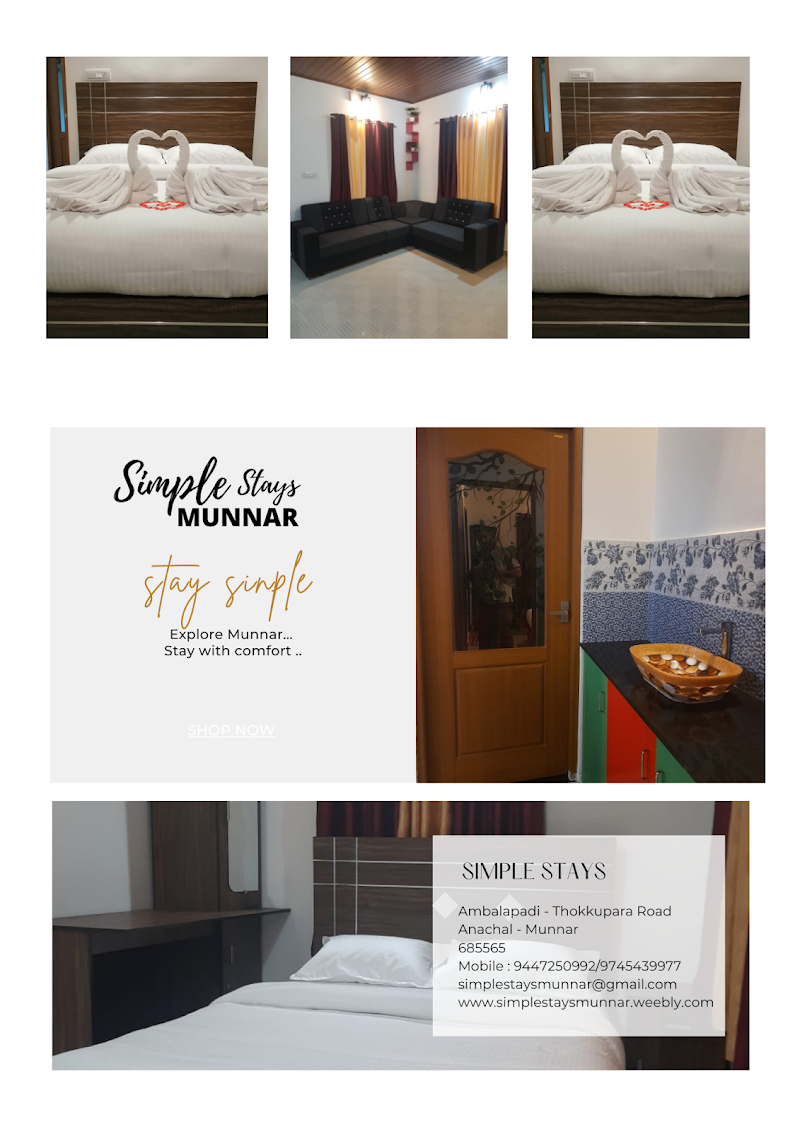 Simple Stays Munnar - The Best Home Stay in Munnar - Simple Stays Munnar - The Best Home Stay in Munnar Ambalapadi - Thokkupara, Road, Anachal, Kerala 685565, India