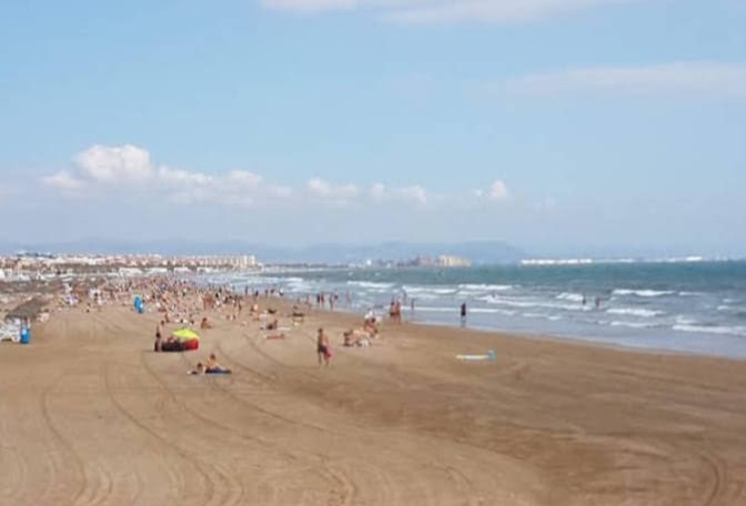 Malvarrosa beach (Valencia) - Malvarrosa beach (Valencia), Spain
