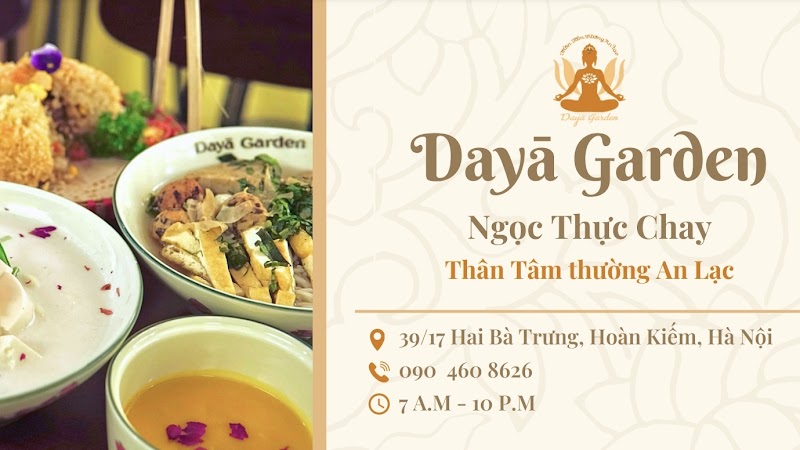 Dayā Garden Vegetarian & Vegan - Nhà Hàng Chay Việt - Dayā Garden Vegetarian & Vegan - Nhà Hàng Chay Việt 39/17 P. Hai Bà Trưng, Cửa Nam, Hà Nội, Vietnam