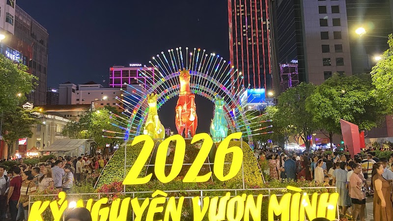 Đường hoa Nguyễn Huệ - Đường hoa Nguyễn Huệ, 6 Nguyễn Huệ, Sài Gòn, Hồ Chí Minh, Vietnam