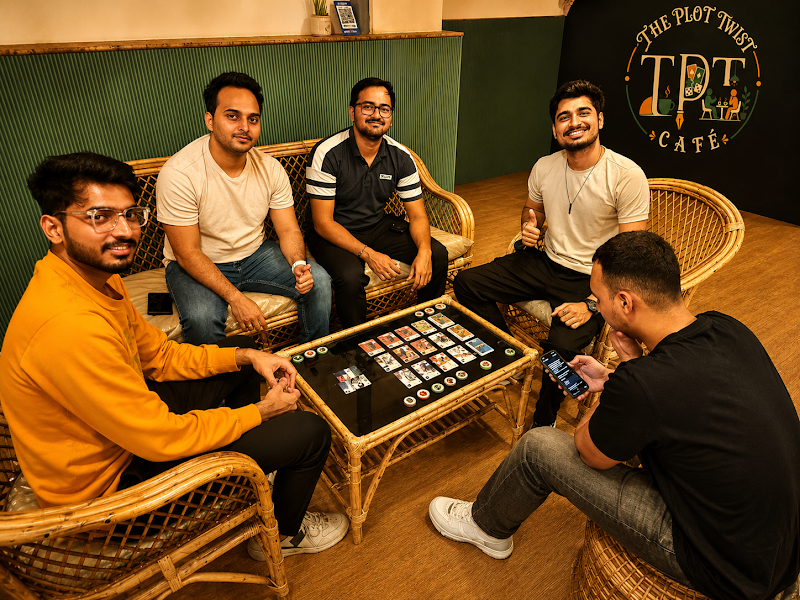 The Plot Twist Cafe - The Plot Twist Cafe 4th Floor, 495, 17th Cross Rd, above imperio restaurant, Parangi Palaya, Sector 2, HSR Layout, Bengaluru, Karnataka 560102, India