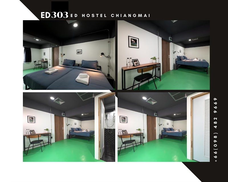 Ed Hostel Chiang Mai - Ed Hostel Chiang Mai เลขที่ 2 Rachadamnoen Rd Soi 1 Old City Tambon Si Phum, เมือง Chang Wat Chiang Mai 50200, Thailand