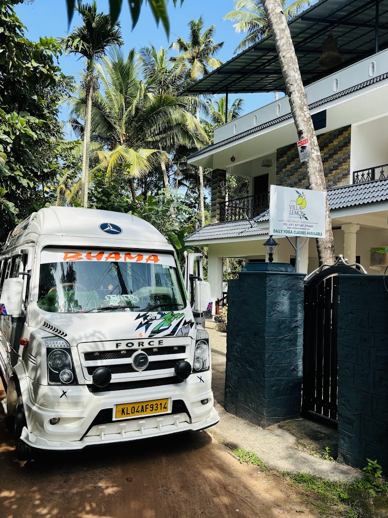 Villa Lemon Homestay Varkala - Villa Lemon Homestay Varkala Valiyaveettil Temple Road, Black beach road, Kurakkanni, Varkala, Kerala 695141, India