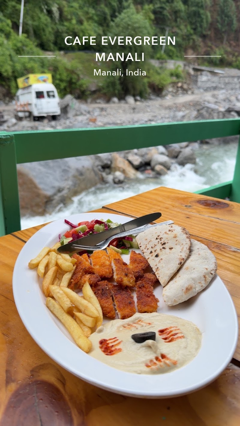 Cafe Evergreen Manali - Cafe Evergreen Manali Manu Temple Rd, Old Manali, Manali, Himachal Pradesh 175131, India