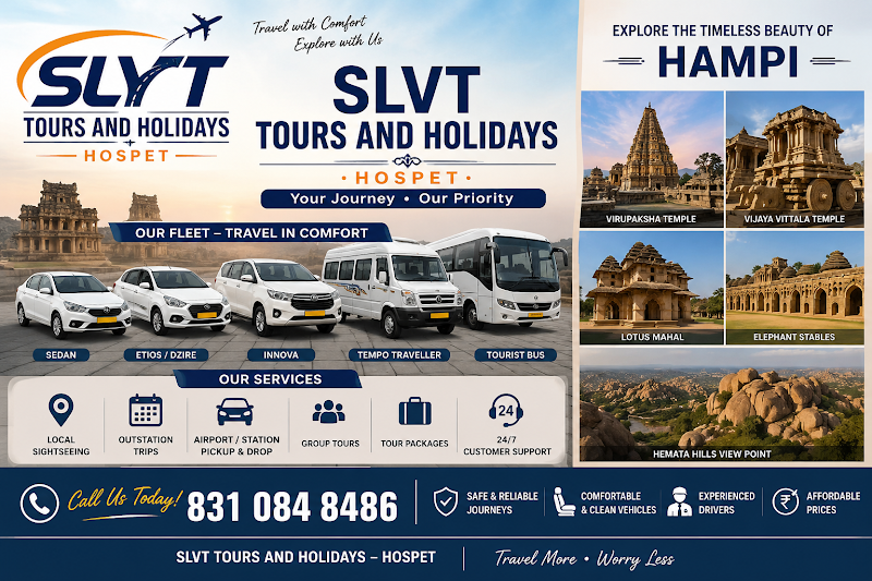 SLVT TRAVELS HOSPET - SLVT TRAVELS HOSPET, Chittawadigi Rd, Hosapete, Karnataka 583211, India