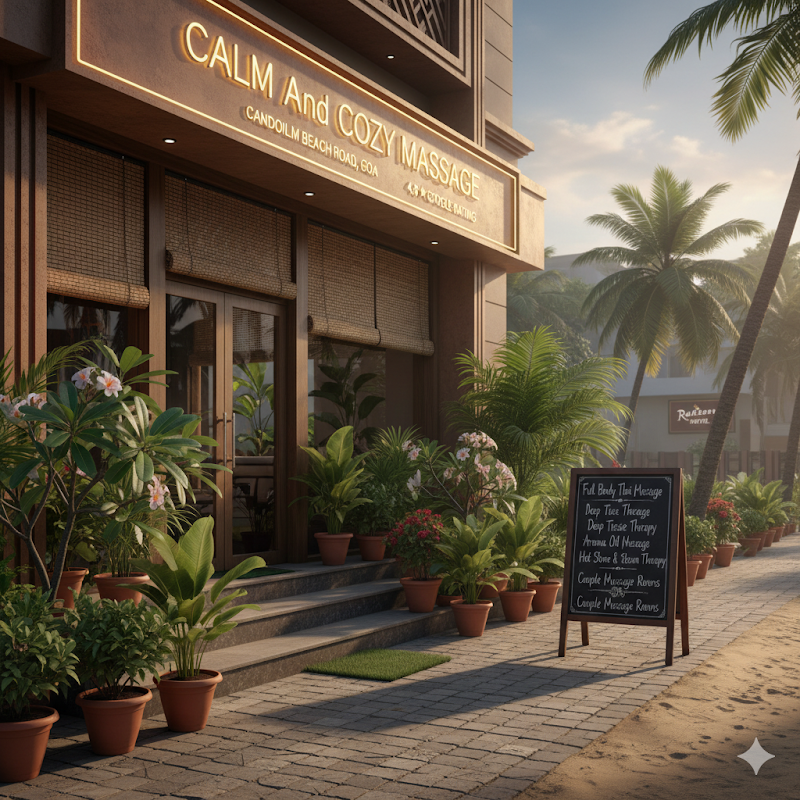 Calm And Cozy Massage - Calm And Cozy Massage Candolim Beach Rd, near Radisson hotel, Murrod Vaddo, Candolim, Goa 403515, India