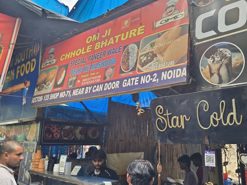 Om ji chhole bhature - Om ji chhole bhature, Gate no 5, opposite ABC, Sector 135, Noida, Uttar Pradesh 201304, India