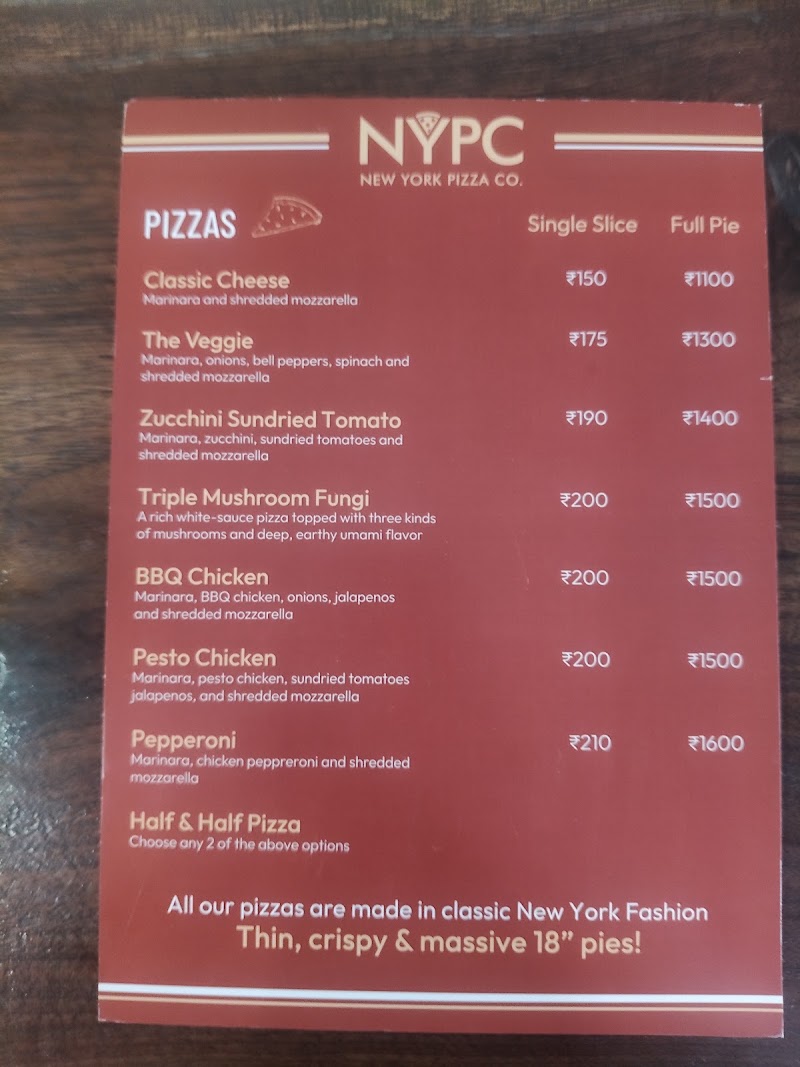 New York Pizza Co. - New York Pizza Co. 88, Jyoti Nivas College Rd, KHB Colony, 5th Block, Koramangala, Bengaluru, Karnataka 560095, India