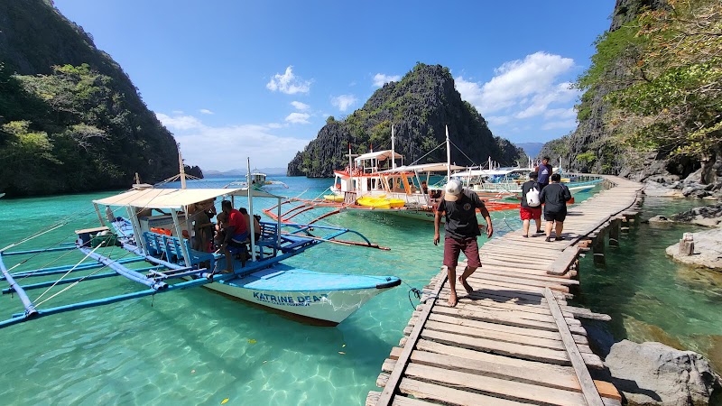 Kayangan Lake - Kayangan Lake Swimming Area, Island Hopping - Kayangan Lake, Coron, Palawan, Philippines