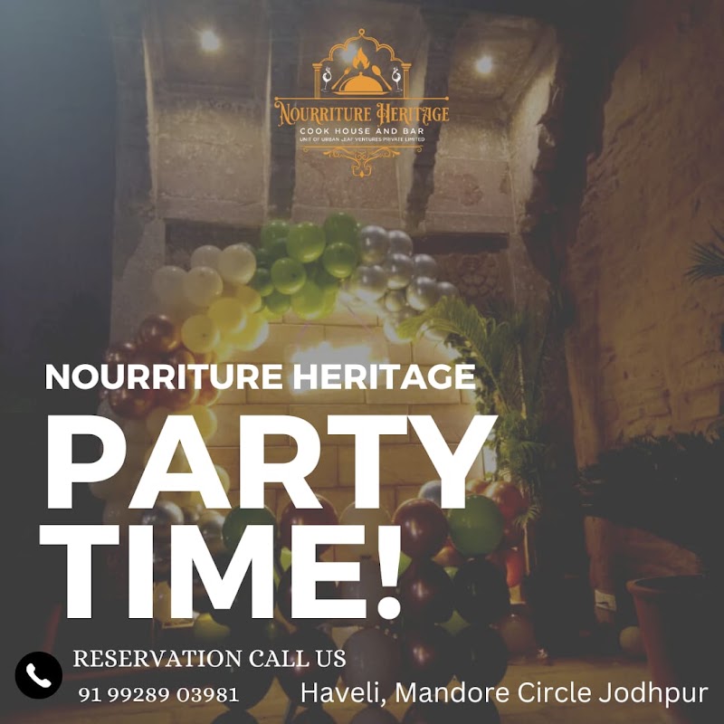 NOURRITURE HERITAGE - NOURRITURE HERITAGE 82XQ+F37 Nourriture Heritage, Haveli, Mandore, Jodhpur, Rajasthan 342304, India