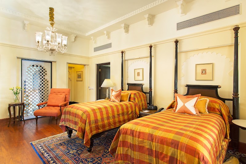 The Oberoi Udaivilas, Udaipur - The Oberoi Udaivilas, Udaipur HMGC+VVV, Badi-Gorela-Mulla Talai Rd, Haridas Ji Ki Magri, Pichola, Udaipur, Rajasthan 313004, India