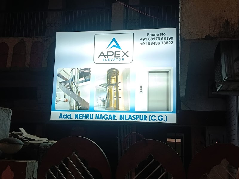Apex elevator - Apex elevator, near Mangla Hospital, beside Chabbara Traders, Narmada Nagar, Bilaspur, Chhattisgarh 495001, India