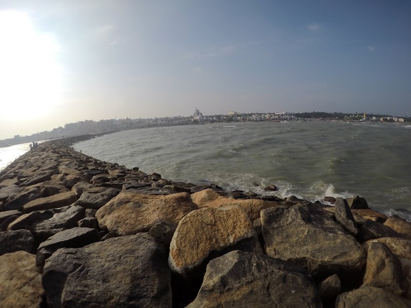 Indira Point - Indira Point, last, rock indian ocean, Kanniyakumari, Tamil Nadu, India