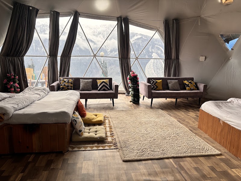 Nirvana Hamta Retreat Glamping Domes and Homestay, Sethan, Manali - Nirvana Hamta Retreat Glamping Domes and Homestay, Sethan, Manali Curve no 30, Hampta AD Hydro project, Prini, Manali, Himachal Pradesh 175143, India