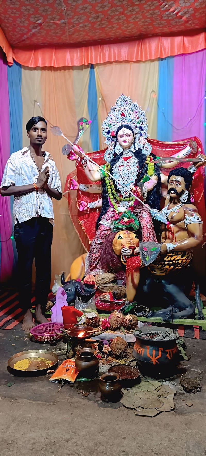 Durga chowk Sri Hanuman Devalayam - Durga chowk Sri Hanuman Devalayam 7V8V+684, Nara, Chhattisgarh 493441, India