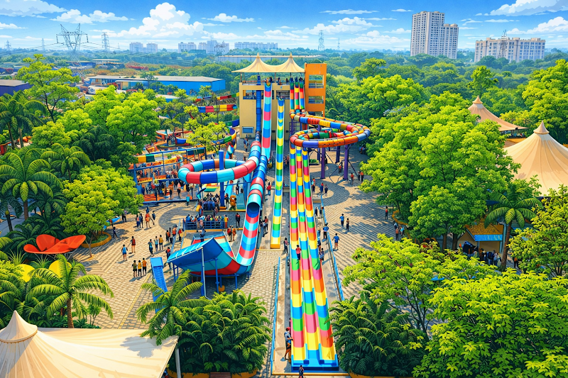 BK Waterpark - BK Waterpark, Near Kokan King Restaurant Padle- Diaghar road Kalyan- Shil highway, Post, Padle Gaon, Thane, Maharashtra 421204, India