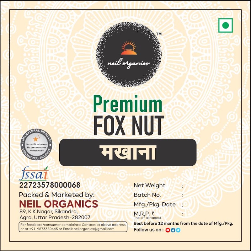 Neil Organics - Neil Organics, 89, K. K. Nagar, Bain Bazar, Sikandra, Agra, Uttar Pradesh 282007, India
