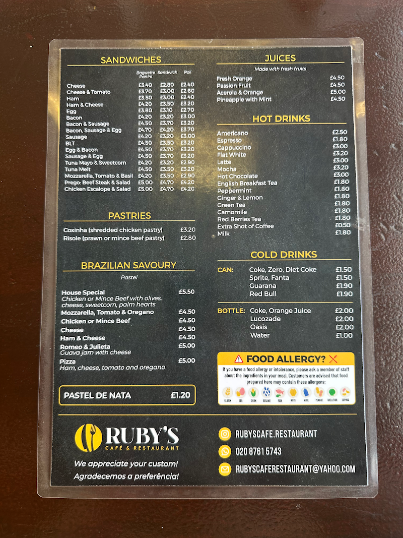 Ruby’s Cafe & Restaurant - Ruby’s Cafe & Restaurant 130 Norwood High St, Norwood, London SE27 9NH, UK