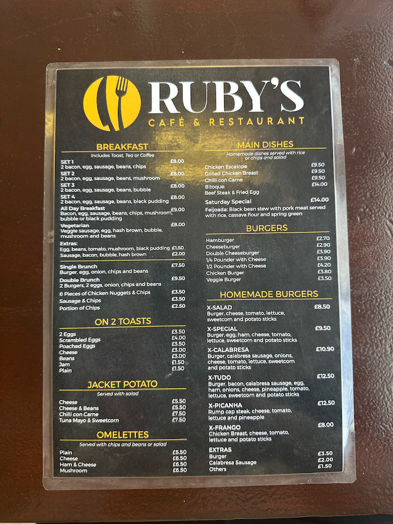 Ruby’s Cafe & Restaurant - Ruby’s Cafe & Restaurant 130 Norwood High St, Norwood, London SE27 9NH, UK