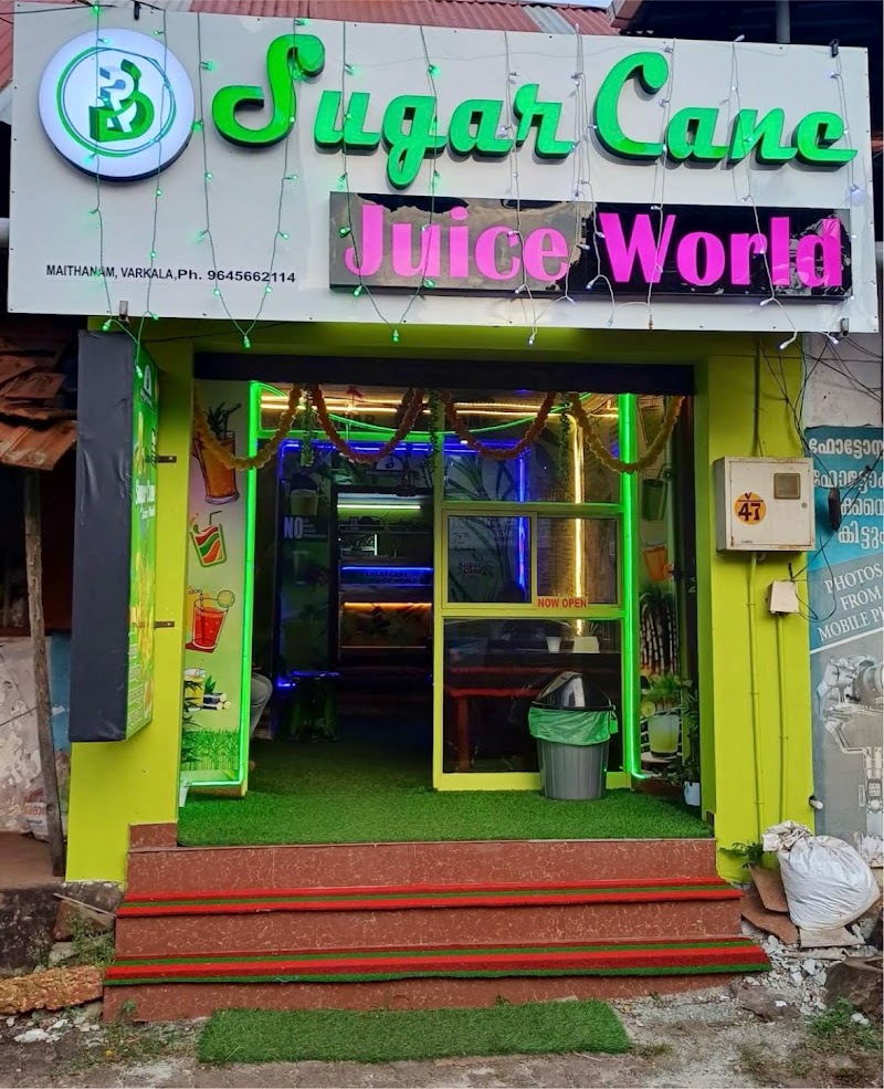 SUGARCANE JUICE WORLD VARKALA (BR ORGANIC WORLD) - SUGARCANE JUICE WORLD VARKALA (BR ORGANIC WORLD), Sugarcane Juice World, Railway Station Road, opposite Petrol Pump, near AG Cafe Maithanam, Varkala, Keralam 695141, India