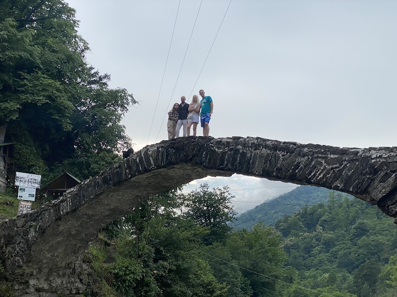 The historic Queen Tamar Bridge - The historic Queen Tamar Bridge, 42XM+X73, Kveda Sakara, Georgia