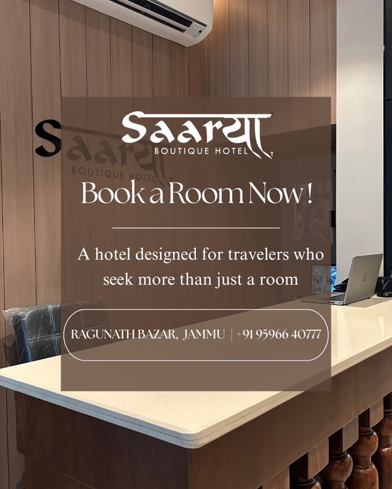 Saarya - A Boutique Hotel - Saarya - A Boutique Hotel 770, Raghunath Bazar, Suraj Nagar, Pakki Dhaki, Old Heritage City, Jammu, 180002